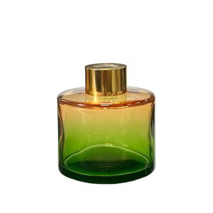 Runder Duftdiffusor Orange-Grün OMBRE 100 ml – Gold