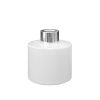 Runder Duftdiffusor Weiß Glanz 100 ml – Silber