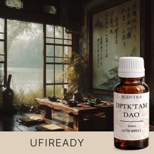 Orientalisches Zimmer mit einem großen Fenster und einem großen Spiegel, der Licht und Raum reflektiert.