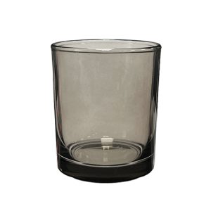 K10 012  Glasbehälter - Rauchschwarz Transparent