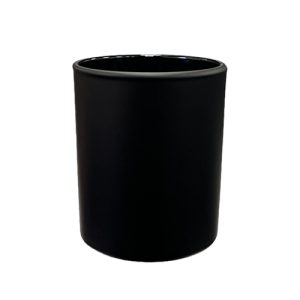 K10 012 Schwarz Matt – Glasbehälter