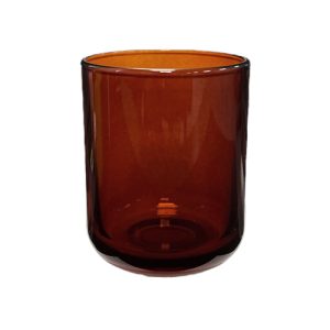 K10 022 Dunkelbraun Glanz Transparent – Glasbehälter