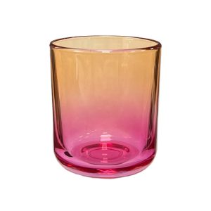 K10 022 Rosa-Orange OMBRE – Glasbehälter