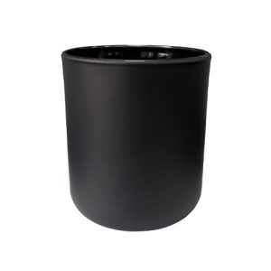 K10 022 Schwarz Matt – Glasbehälter