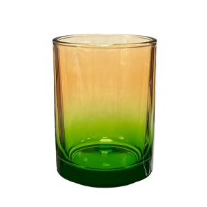 K10 036 Orange-Grün OMBRE – Glasbehälter