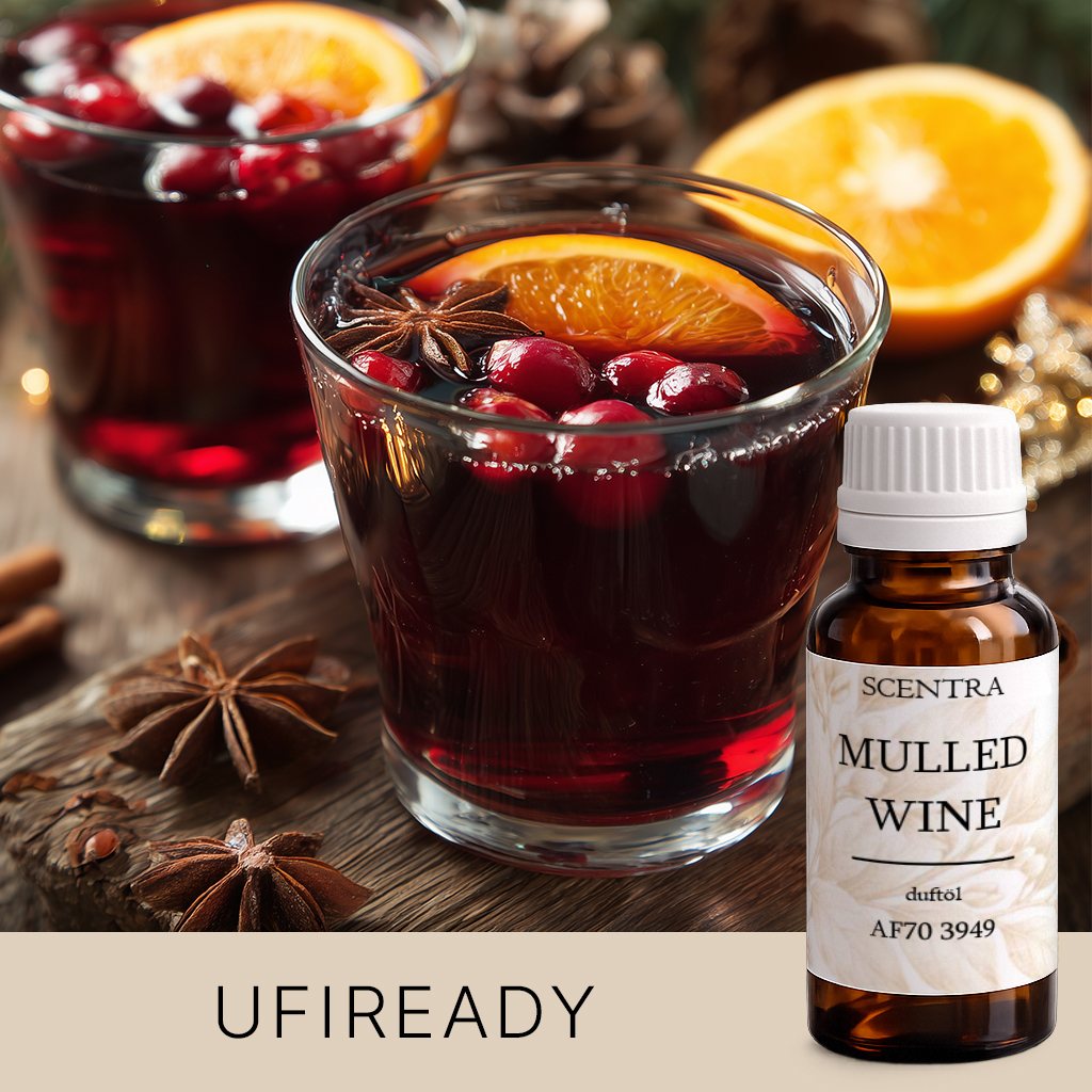 Trinkfertiger Cranberry-Glühwein.