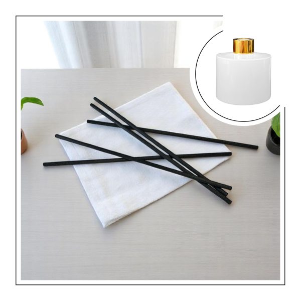 Diffusorstäbchen aus Faser Schwarz – 20cm