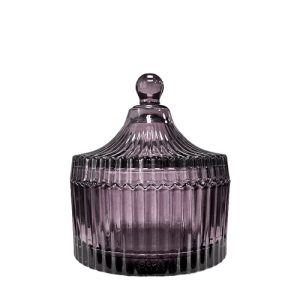 K10 002 Pflaume – Glasbehälter mit Deckel