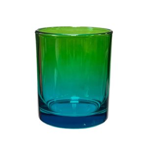 K10 012 Türkisgrün OMBRE – Glasbehälter