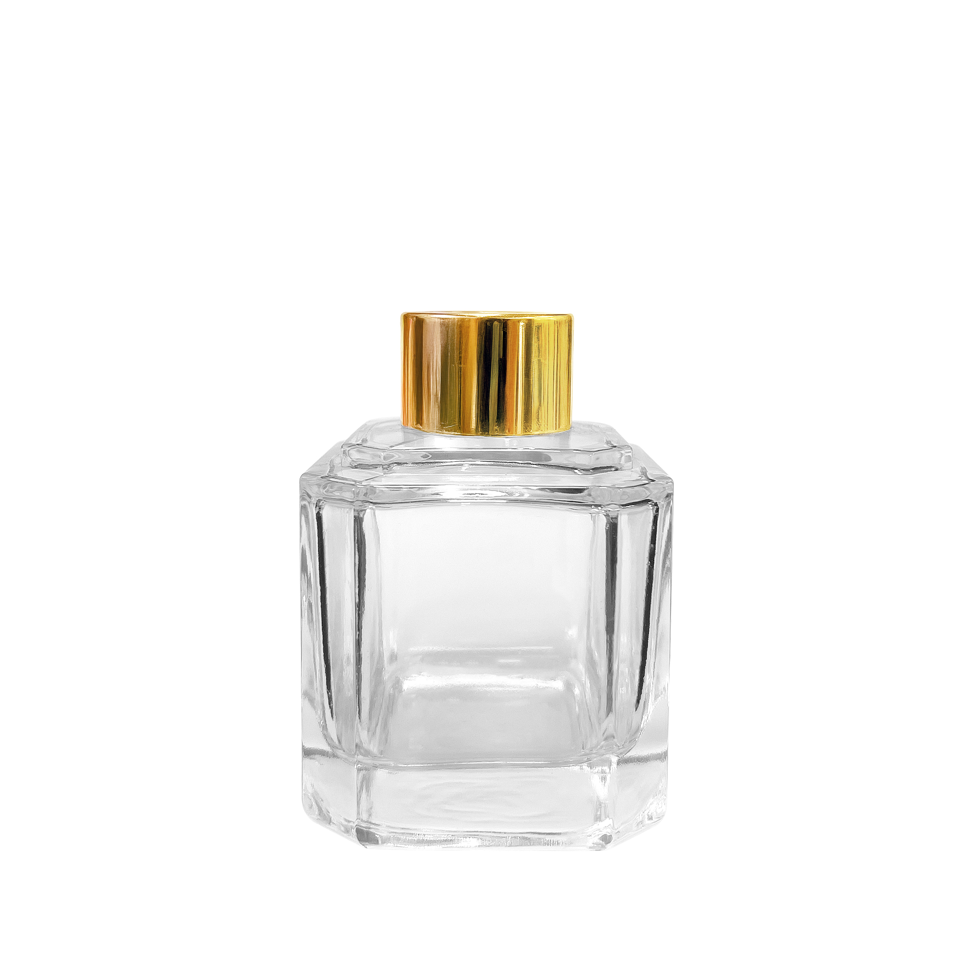 Ecke abschneiden Quadratischer Duftdiffusor 100 ml – Gold