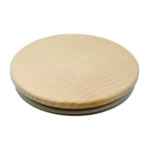 Holzdeckel für Kerzenglas K10 005 – Produktansicht